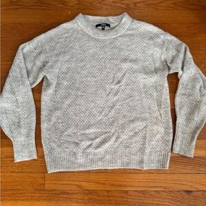 Quince Light Gray Knit Sweater